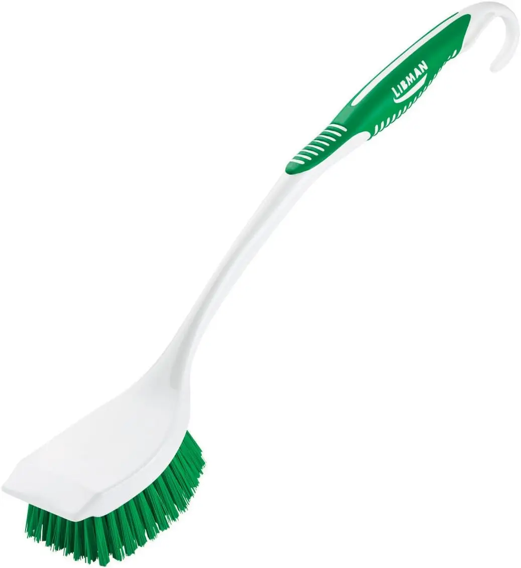 Long Handle Scrub Brush with Ergonomic Rubber Grip - Non-Slip Design for Wet Surfaces, Model 00010
Long Handle Scrub Brush with Ergonomic Rubber Grip - Non-Slip Design for Wet Surfaces, Model 00010