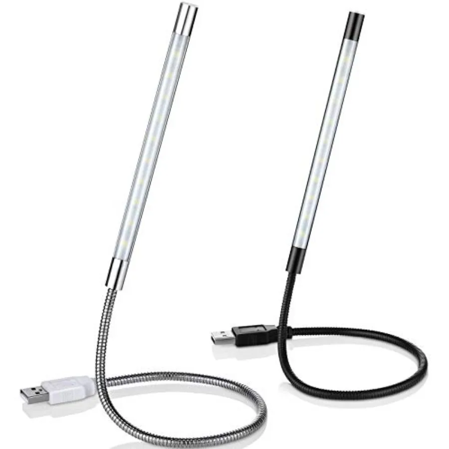 2 Pieces USB LED Light for Laptop Keyboard Light Gooseneck Computer Lamp Flexible Stick Dimmable LED Lamp Touch Switch for Read
2 Pieces USB LED Light for Laptop Keyboard Light Gooseneck Computer Lamp Flexible Stick Dimmable LED Lamp Touch Switch for Read