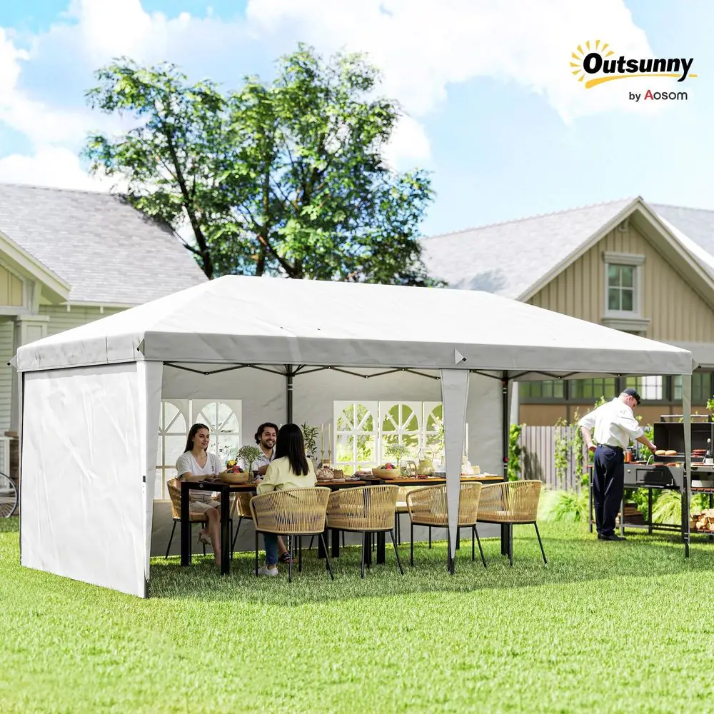 10 x 20 Pop Up Canopy Tent with 4 Sidewalls, Outdoor Portable Instant Canopy Shelter for Parties, Outdoor Instant Gazebo with C
10 x 20 Pop Up Canopy Tent with 4 Sidewalls, Outdoor Portable Instant Canopy Shelter for Parties, Outdoor Instant Gazebo with C