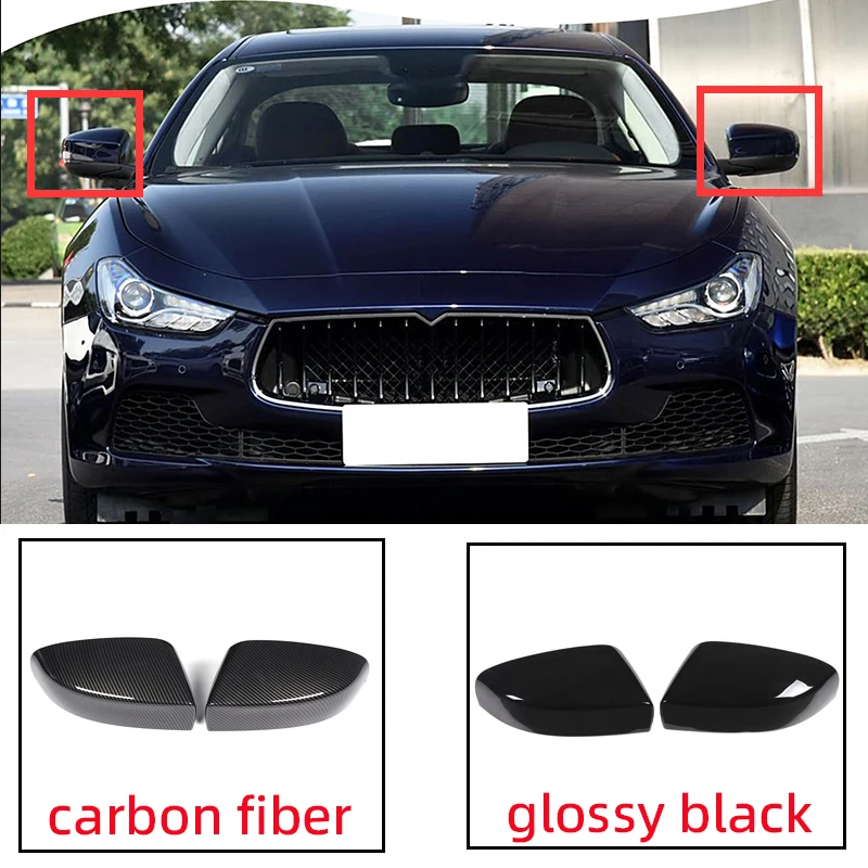 For Maserati Quattroporte Ghibli 2017-2024 ABS Carbon Fiber Black Side Door Mirror Cover Protector Car Protective Accessories
For Maserati Quattroporte Ghibli 2017-2024 ABS Carbon Fiber Black Side Door Mirror Cover Protector Car Protective Accessories