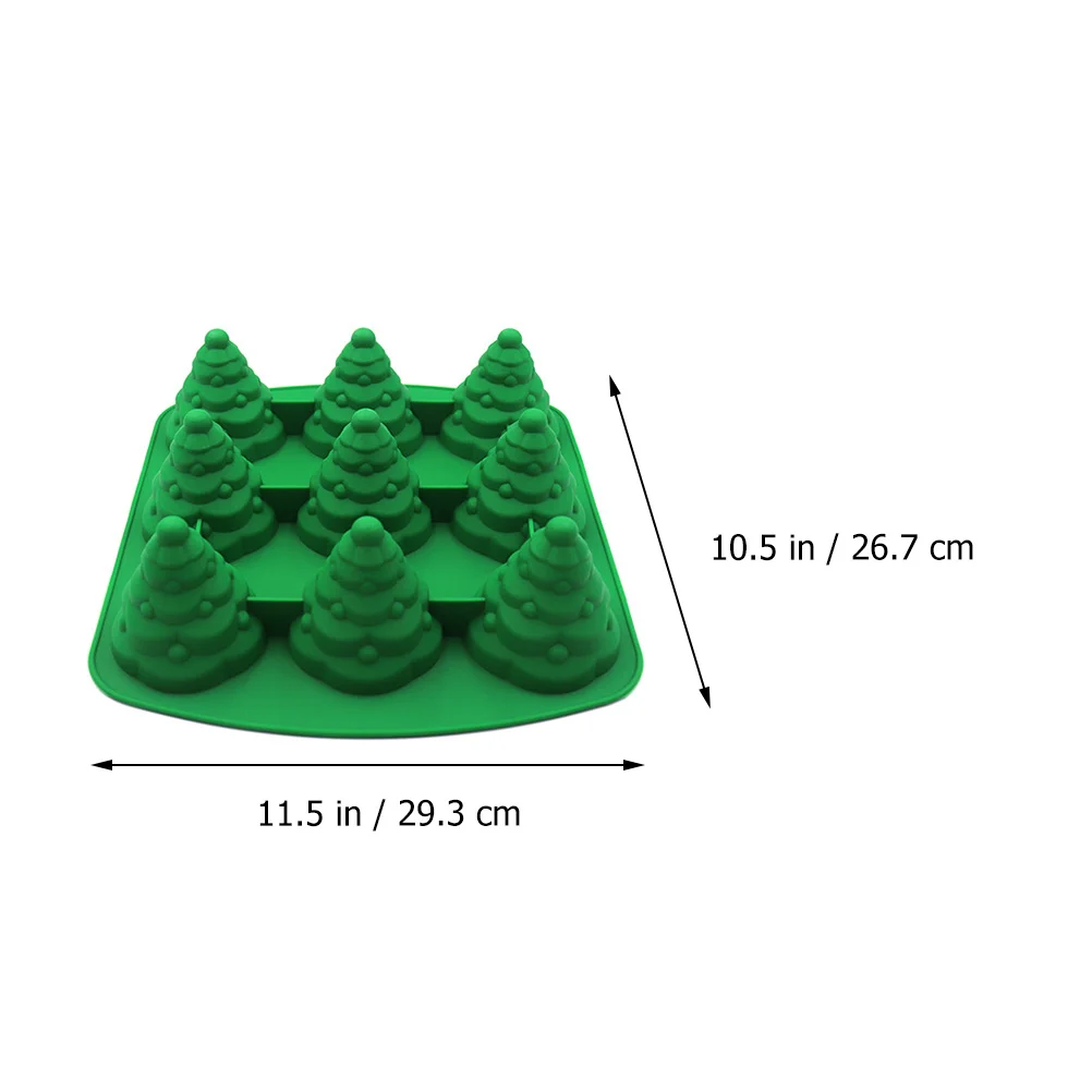 1 pc Silicone Christmas Tree Mold Green 3D Baking Gadget Non-Stick Diy Candy Cake Tool Oven Safe Microwave Refrigerator Usable
1 pc Silicone Christmas Tree Mold Green 3D Baking Gadget Non-Stick Diy Candy Cake Tool Oven Safe Microwave Refrigerator Usable