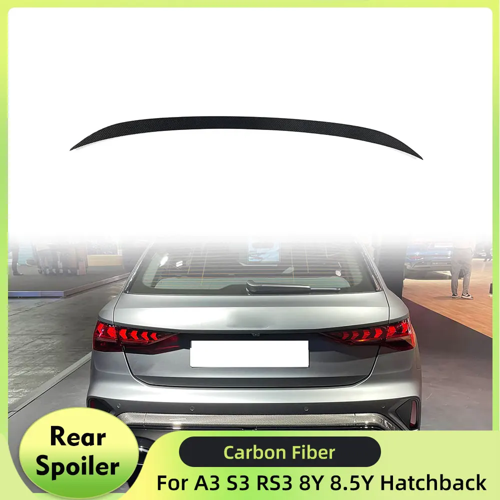 Carbon Fiber Car Rear Spoiler for Audi A3 S3 RS3 8Y 8.5Y Hatchback 2021-2026 Rear Wing Trunk Spoiler
Carbon Fiber Car Rear Spoiler for Audi A3 S3 RS3 8Y 8.5Y Hatchback 2021-2026 Rear Wing Trunk Spoiler