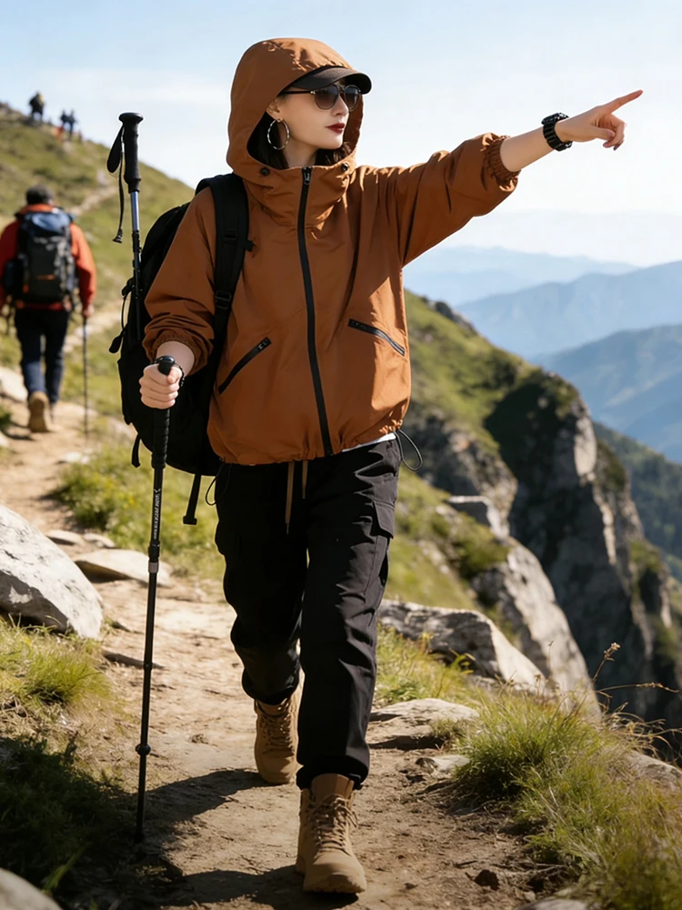 Trendy Hooded Jaet Women's Spring 2026 New Spor Versatile Jaet Casual Loose Fit Warmth ort Length Zipper Closure
Trendy Hooded Jaet Women's Spring 2026 New Spor Versatile Jaet Casual Loose Fit Warmth ort Length Zipper Closure