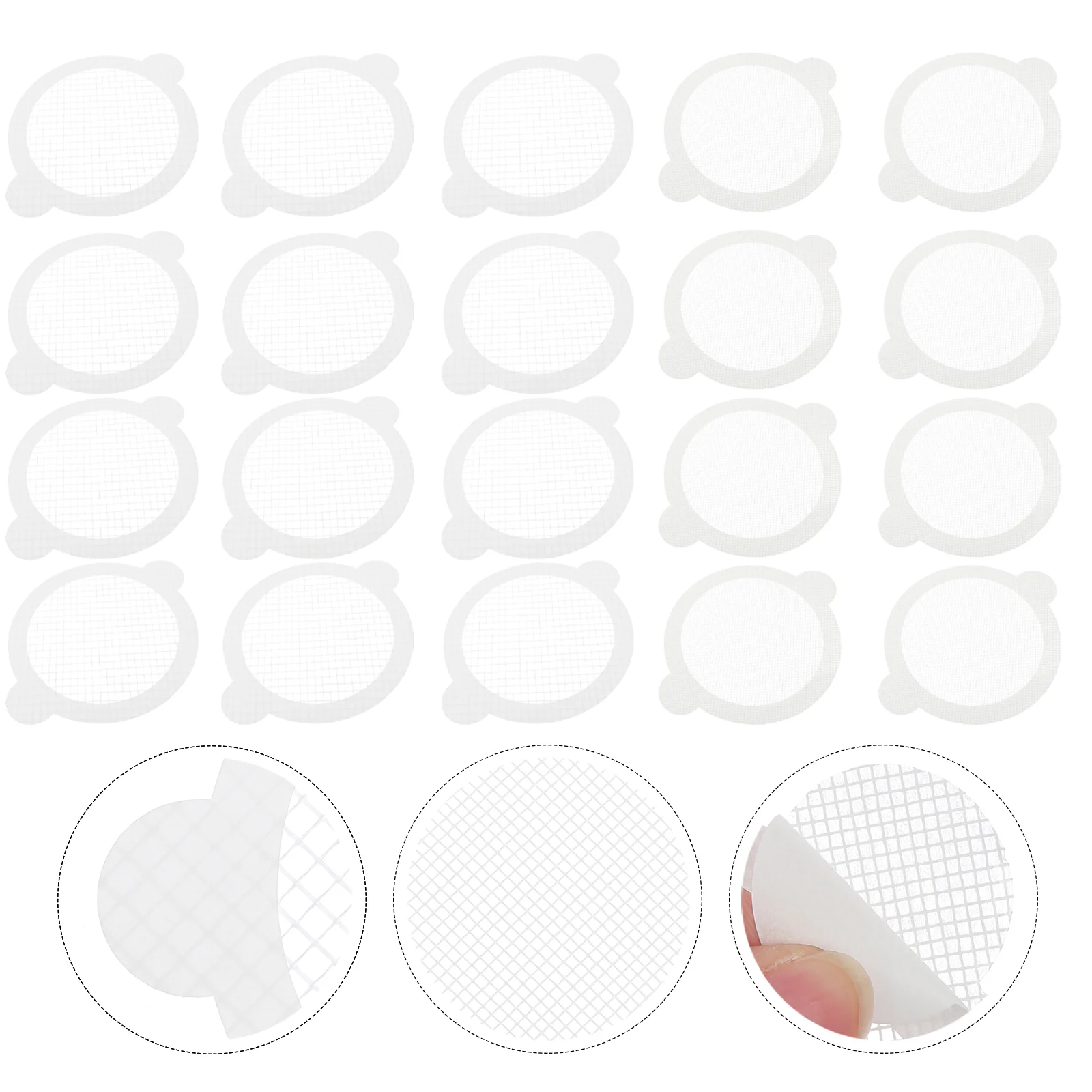 20 Pcs Disposable Floor Drain Stickers Draining Bathroom Anti-blocking Glass Fiber Pads
20 Pcs Disposable Floor Drain Stickers Draining Bathroom Anti-blocking Glass Fiber Pads