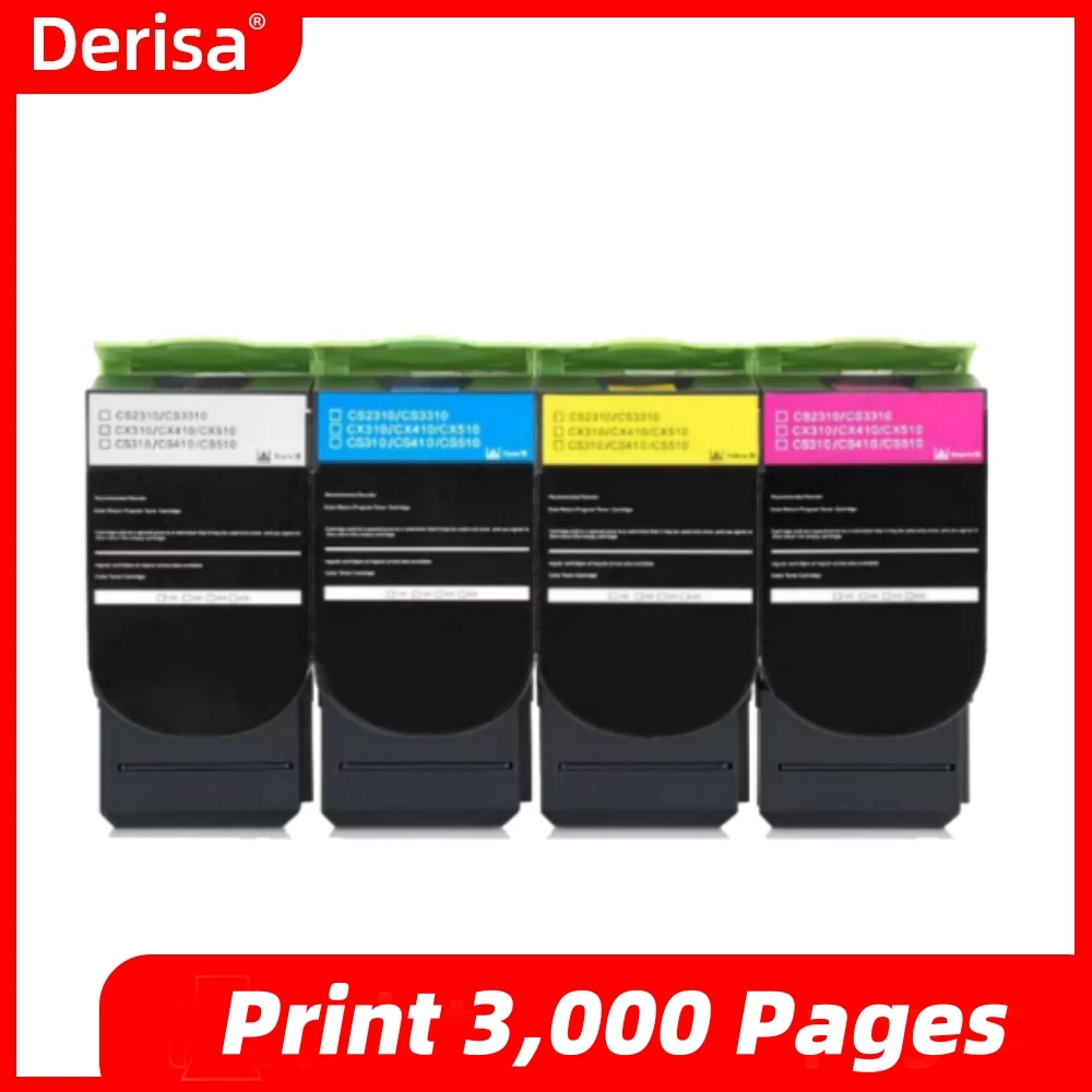 Derisa 1Set for Lexmark CS317 CS317dn CS417 CS417dn CS517 CS517de CX317 CX317dn CX417 CX417de CX517 CX517de 317 toner Cartridge
Derisa 1Set for Lexmark CS317 CS317dn CS417 CS417dn CS517 CS517de CX317 CX317dn CX417 CX417de CX517 CX517de 317 toner Cartridge
