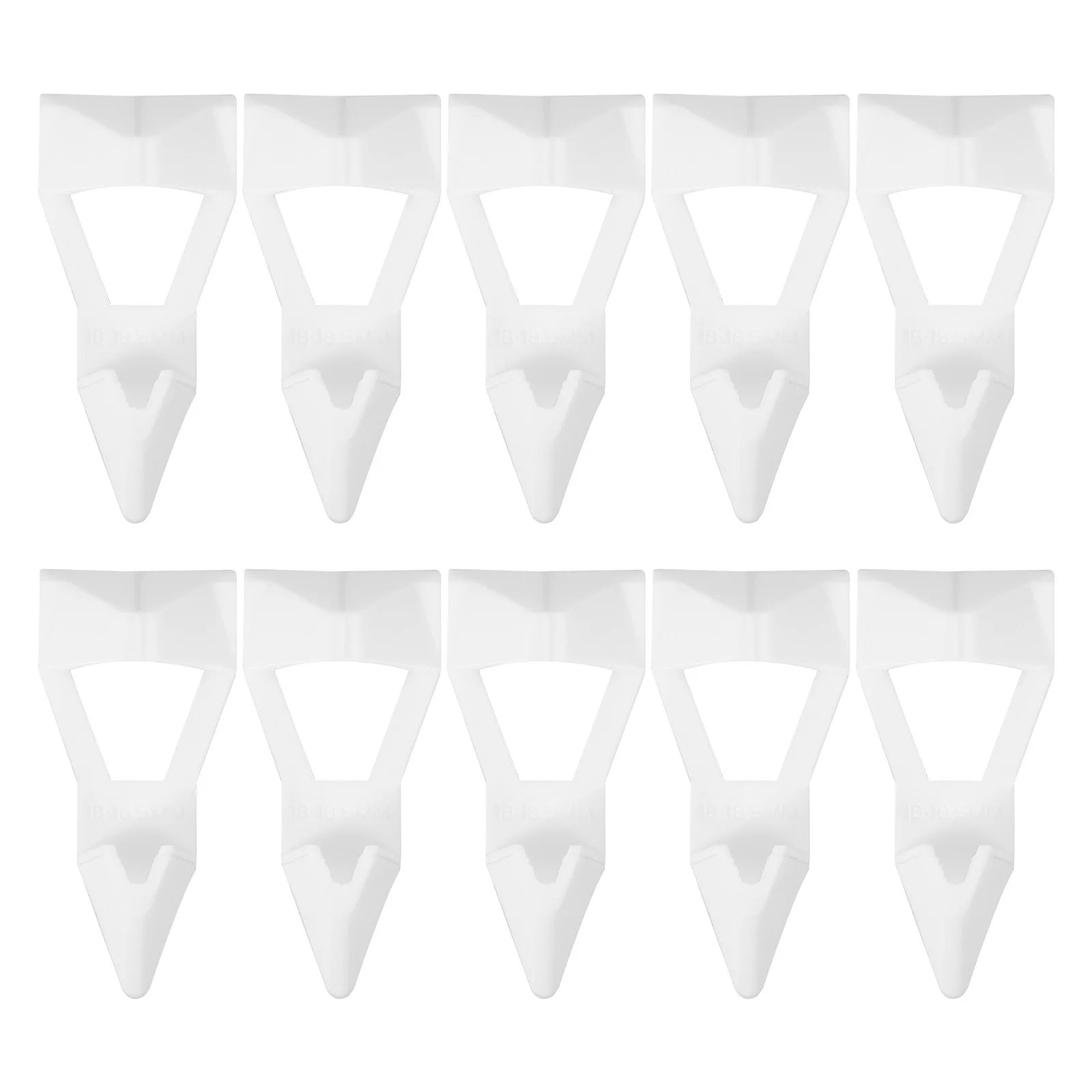 10pcs Shelf Brackets Heavy Duty Floating Supports Cabinet Nails Kitchen Wardrobe White 18mm Layer Board Holder Stable Reliable
10pcs Shelf Brackets Heavy Duty Floating Supports Cabinet Nails Kitchen Wardrobe White 18mm Layer Board Holder Stable Reliable