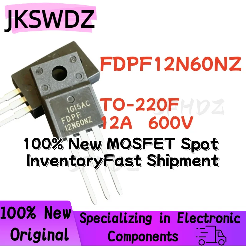 10/20/30PCS FDPF12N60NZ TO-220F 12A 600V 100% New MOSFET Spot Inventory Fast Shipment
10/20/30PCS FDPF12N60NZ TO-220F 12A 600V 100% New MOSFET Spot Inventory Fast Shipment