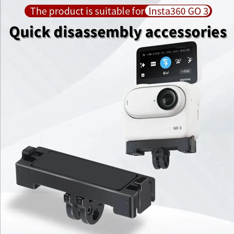 Quick Release Mount Quick Release Adapter For Insta360 GO 3 Action Camera With Connection Adapter GO 3 Parts
Quick Release Mount Quick Release Adapter For Insta360 GO 3 Action Camera With Connection Adapter GO 3 Parts