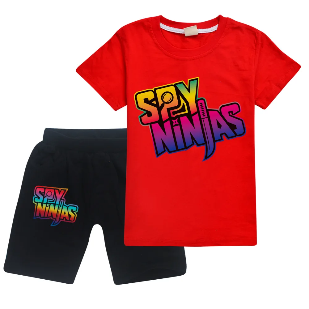 SPY NINJAS Summer Children New Short-Sleeved Shorts 2pcs Suit Girl Fashion Cotton T-shirt Boy Casual Shorts Kids Hot Clothing
SPY NINJAS Summer Children New Short-Sleeved Shorts 2pcs Suit Girl Fashion Cotton T-shirt Boy Casual Shorts Kids Hot Clothing