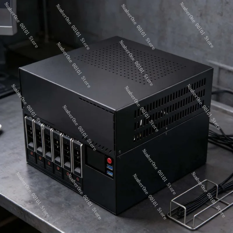 Q6 MATX NAS Case 6×3.5"+2×2.5" HDD SSD Bays Built-in 2.4 Inch Front LCD Secondary Screen Home Storage Server Chassis
Q6 MATX NAS Case 6×3.5"+2×2.5" HDD SSD Bays Built-in 2.4 Inch Front LCD Secondary Screen Home Storage Server Chassis
