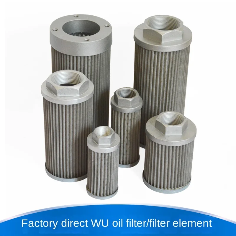 WU type filter element Hydraulic oil suction filter 63/100/160 * 80/100/180-J filter element
WU type filter element Hydraulic oil suction filter 63/100/160 * 80/100/180-J filter element