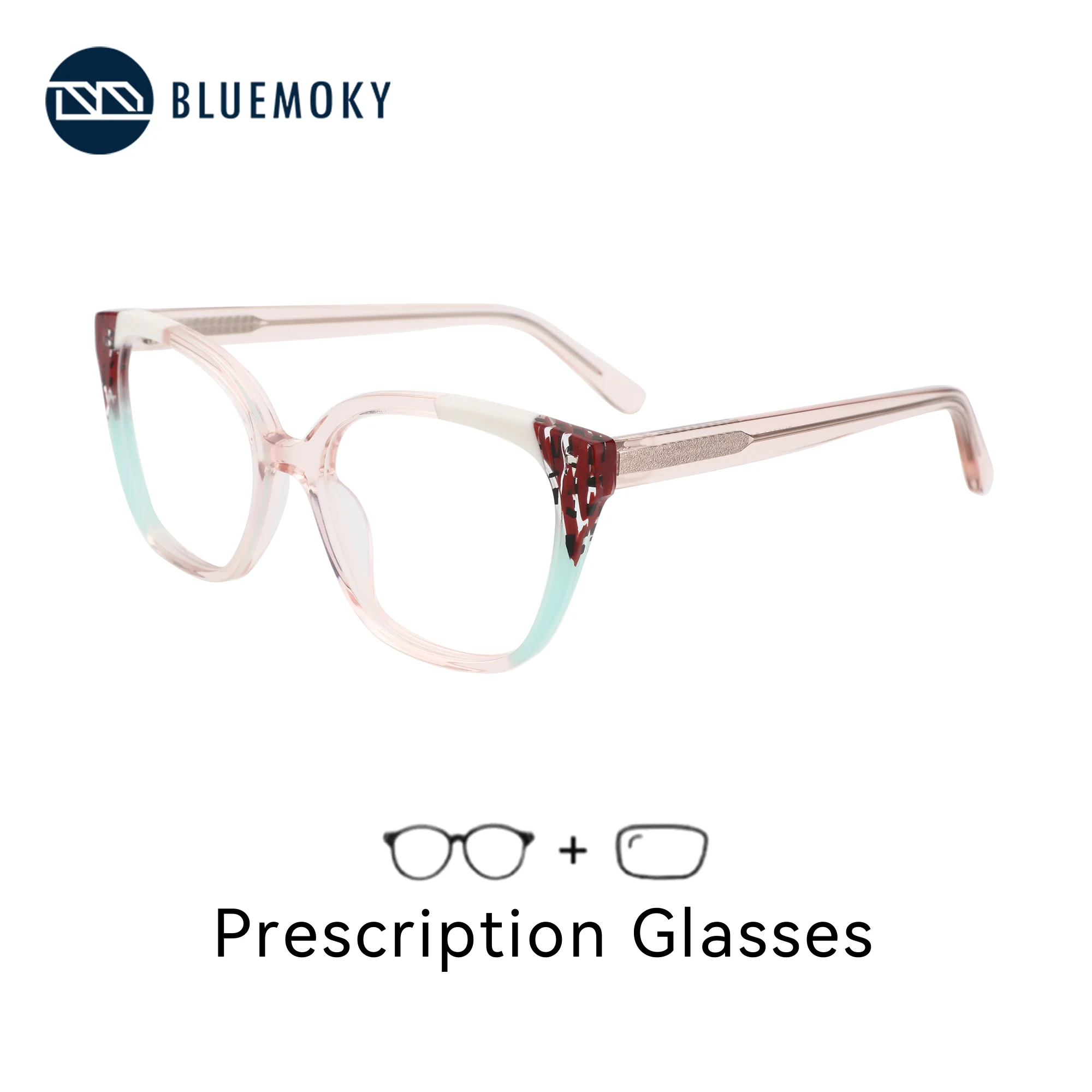 BLUEMOKY Modish Butterfly Acetate Prescription Glasses For Women Blue Light Presbyopic Optical Eyeglasses Photochromic Lenses
BLUEMOKY Modish Butterfly Acetate Prescription Glasses For Women Blue Light Presbyopic Optical Eyeglasses Photochromic Lenses