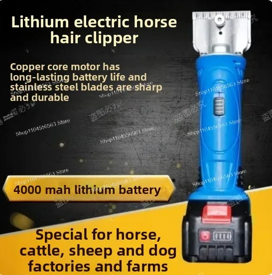 Wireless 35 Teeth Electric Horse Hair Shears, 6 Speed Pet Grooming Machine for 18V Battery Shearing and Trimming
Wireless 35 Teeth Electric Horse Hair Shears, 6 Speed Pet Grooming Machine for 18V Battery Shearing and Trimming