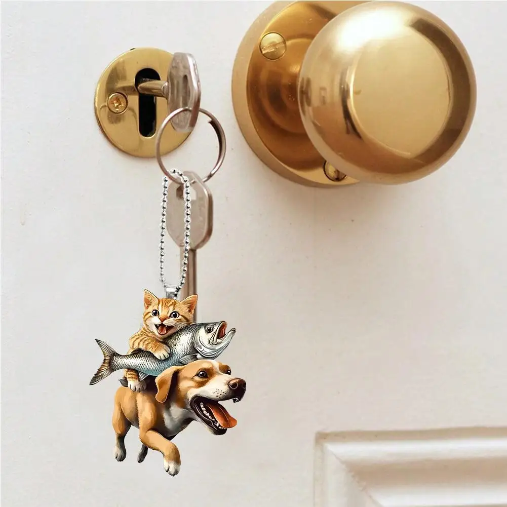 2D акриловый автомобильный кулон для кошек, собак, авто интерьер, декор, зеркало заднего вида, подвесное украшение для рюкзака, брелок для дома T3Z7 
2D акриловый автомобильный кулон для кошек, собак, авто интерьер, декор, зеркало заднего вида, подвесное украшение для рюкзака, брелок для дома T3Z7