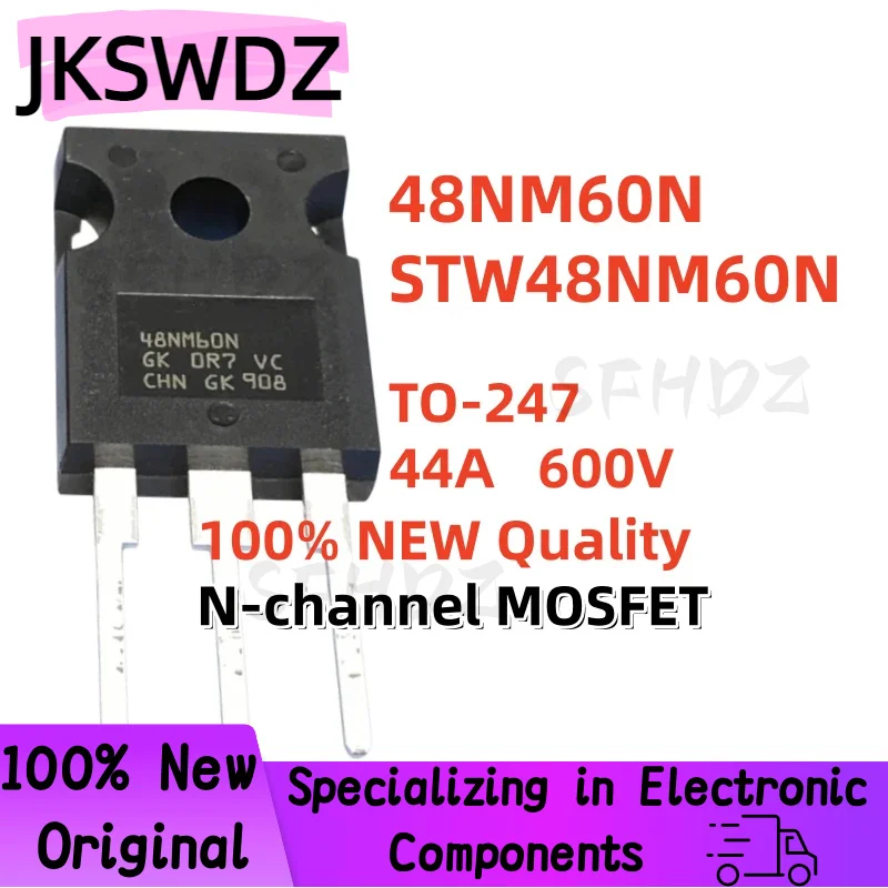 Superior Quality 5/10/20PCS 100% Brand New STW48NM60N 48NM60N TO-247 44A 600V MOS Field-Effect Transistor
Superior Quality 5/10/20PCS 100% Brand New STW48NM60N 48NM60N TO-247 44A 600V MOS Field-Effect Transistor