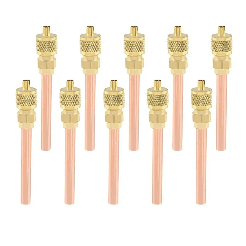 AASS-AC HVAC System Stem 10PCS 1/4" SAE X1/4" OD X2.75" Refrigeration Kit Vacuum Schrader
AASS-AC HVAC System Stem 10PCS 1/4" SAE X1/4" OD X2.75" Refrigeration Kit Vacuum Schrader