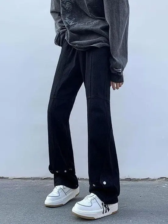American Sle Cleanfit Flared Jeans Men High Street Vibe Oversize Haome Button Long Pants Straight Tube Loose Fit
American Sle Cleanfit Flared Jeans Men High Street Vibe Oversize Haome Button Long Pants Straight Tube Loose Fit