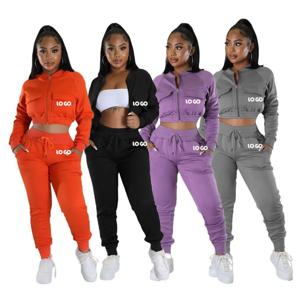 Customized logo sports cardigan short jacket autumn and winter casual fashion leggings two-piece set
Customized logo sports cardigan short jacket autumn and winter casual fashion leggings two-piece set