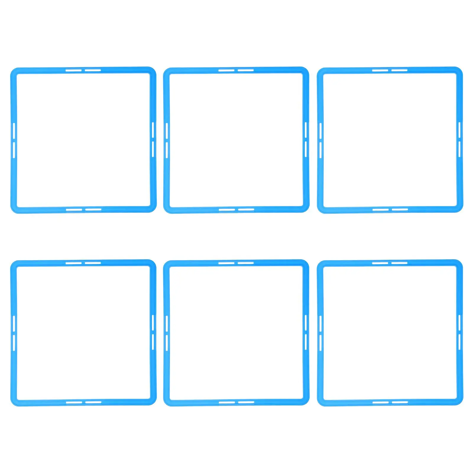 6PCS Football Training Rings 43cm Agile Squares Soccer Equipment Sport Gymnastics Blue Fitness Speed Agility Training Portable
6PCS Football Training Rings 43cm Agile Squares Soccer Equipment Sport Gymnastics Blue Fitness Speed Agility Training Portable