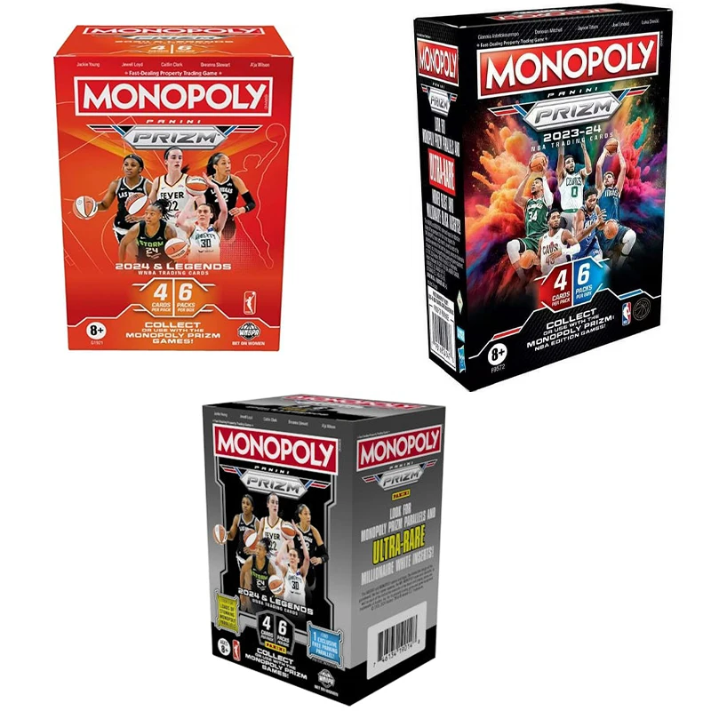 Panini Monopoly Prizm 2024-25 и Legend Коллекционные карты NBA Booster Box Collect
Panini Monopoly Prizm 2024-25 и Legend Коллекционные карты NBA Booster Box Collect