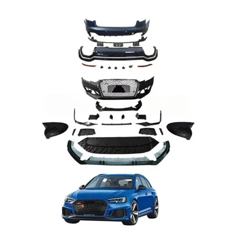 PP Material Front Bumper Grille Lip Body Kit For A4 S4 B9 2017-2019
PP Material Front Bumper Grille Lip Body Kit For A4 S4 B9 2017-2019