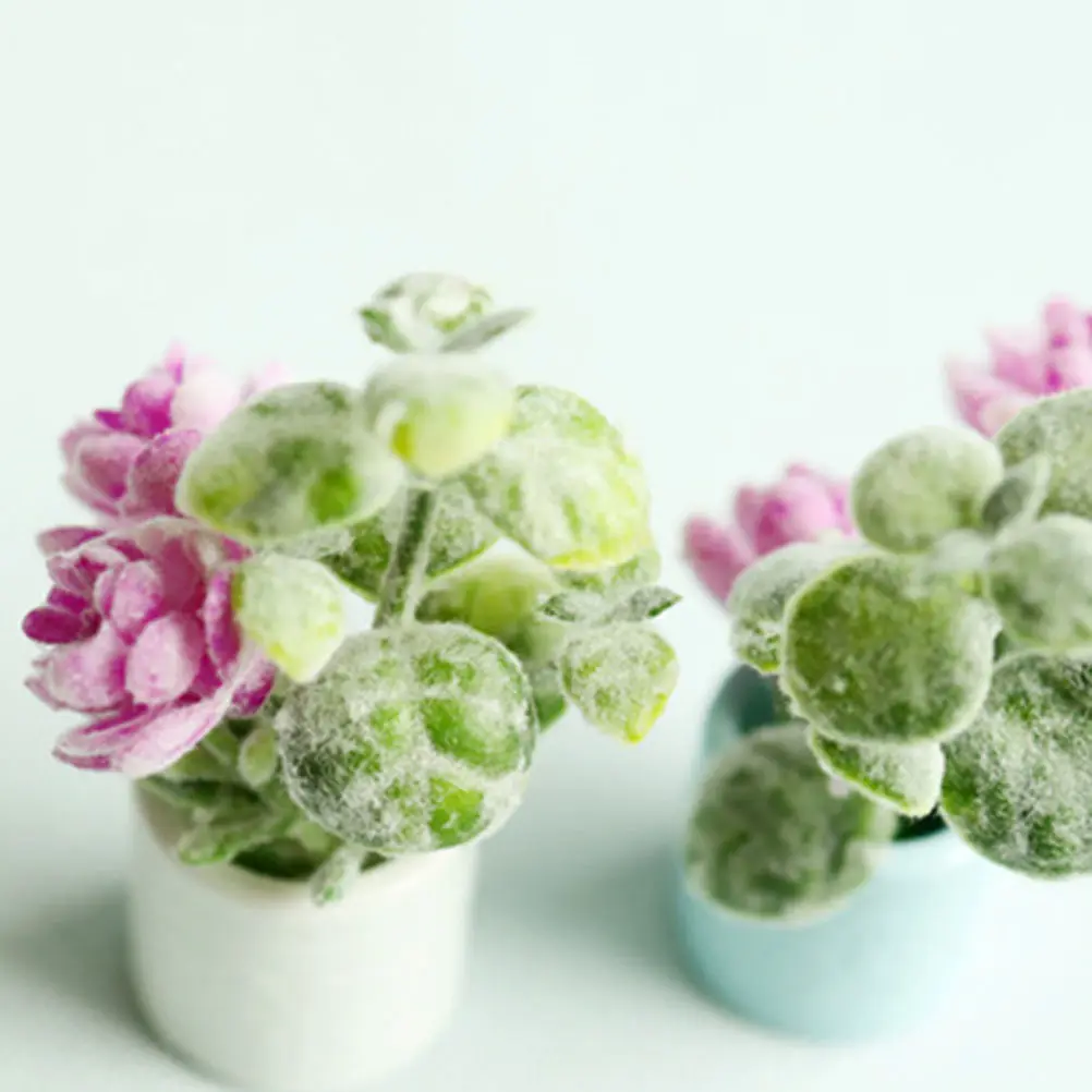 2Pcs Mini Furniture Models Mini House Decor Simple Style Miniature Bonsai Landscape Prop Artificial Potted Plant Home Decoration
2Pcs Mini Furniture Models Mini House Decor Simple Style Miniature Bonsai Landscape Prop Artificial Potted Plant Home Decoration