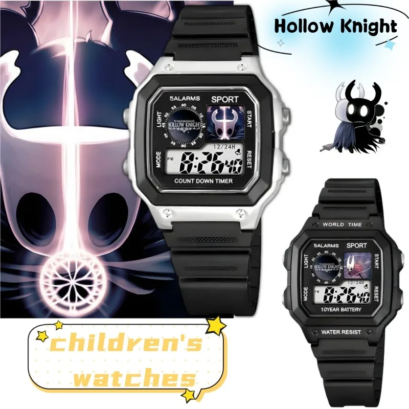 Мультяшные часы Hollow Knight, водонепроницаемые для учащихся средних школ, с будильником, электронные часы 2D, подарок на день рождения для студентов
Мультяшные часы Hollow Knight, водонепроницаемые для учащихся средних школ, с будильником, электронные часы 2D, подарок на день рождения для студентов