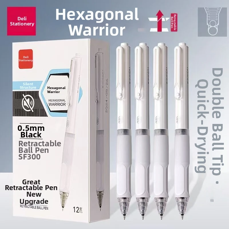 6-24pack Hexagonal Warrior Press Neutral Pen, Quick Dry, Silent, Double Bead St Head, Student Exam, Office Pen, Smooth Black Pen
6-24pack Hexagonal Warrior Press Neutral Pen, Quick Dry, Silent, Double Bead St Head, Student Exam, Office Pen, Smooth Black Pen