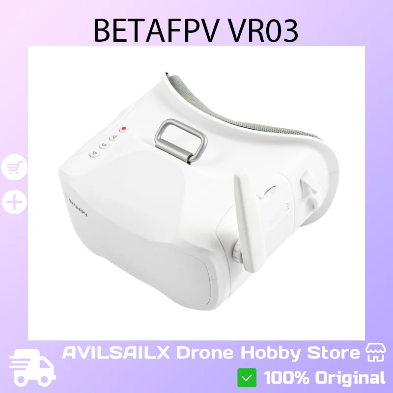 BETAFPV VR03 FPV Goggles with 4.3" LCD Display, Designed for Long Battery Life
BETAFPV VR03 FPV Goggles with 4.3" LCD Display, Designed for Long Battery Life