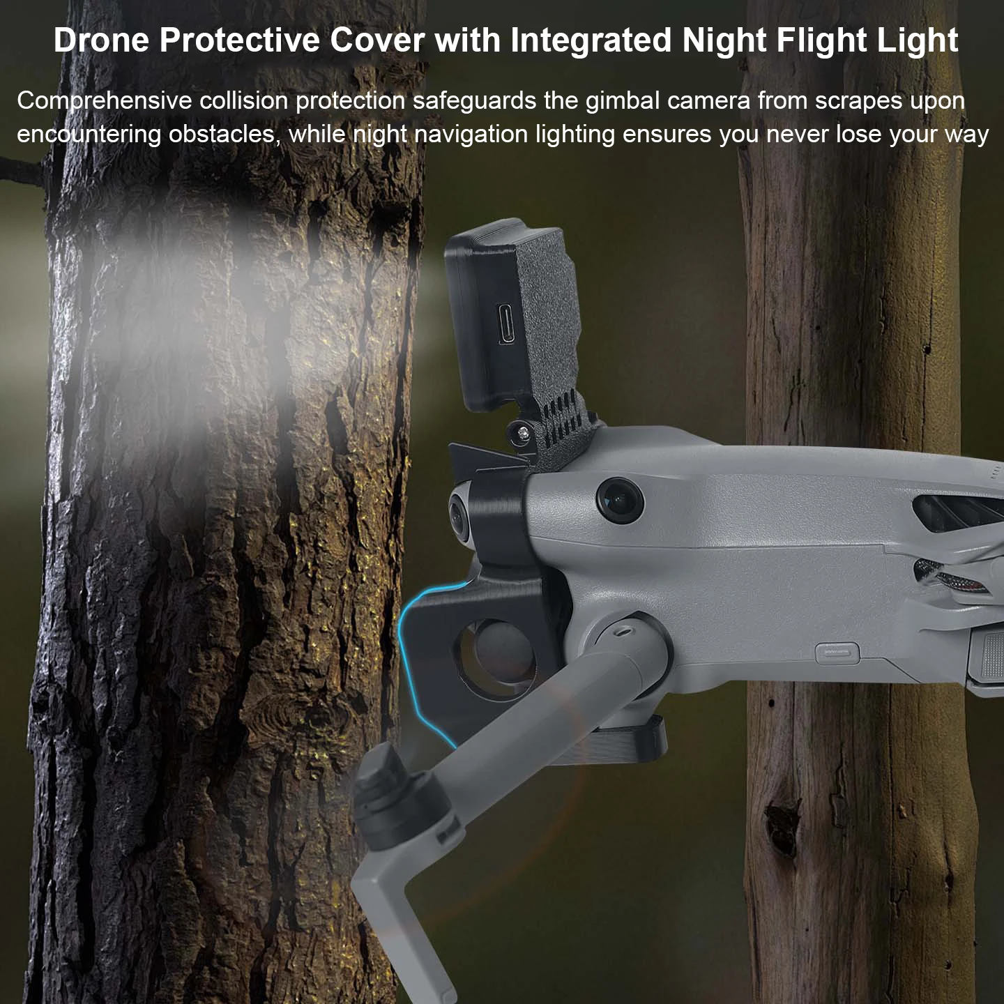 For DJI Mini 5Pro, 2-in-1 Anti-Collision Protective Cover with 3 Lighting Modes LED Navigation Light & Gimbal Camera Guard
For DJI Mini 5Pro, 2-in-1 Anti-Collision Protective Cover with 3 Lighting Modes LED Navigation Light & Gimbal Camera Guard