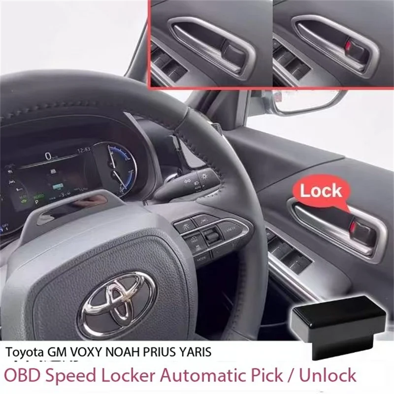 OBD Speed Automatic Door Lock Unit for Toyota Prius 2023 Aqua Voxy Noah 90 2023 Yaris Cross Hybrid Autolock OBD link speed lock
OBD Speed Automatic Door Lock Unit for Toyota Prius 2023 Aqua Voxy Noah 90 2023 Yaris Cross Hybrid Autolock OBD link speed lock