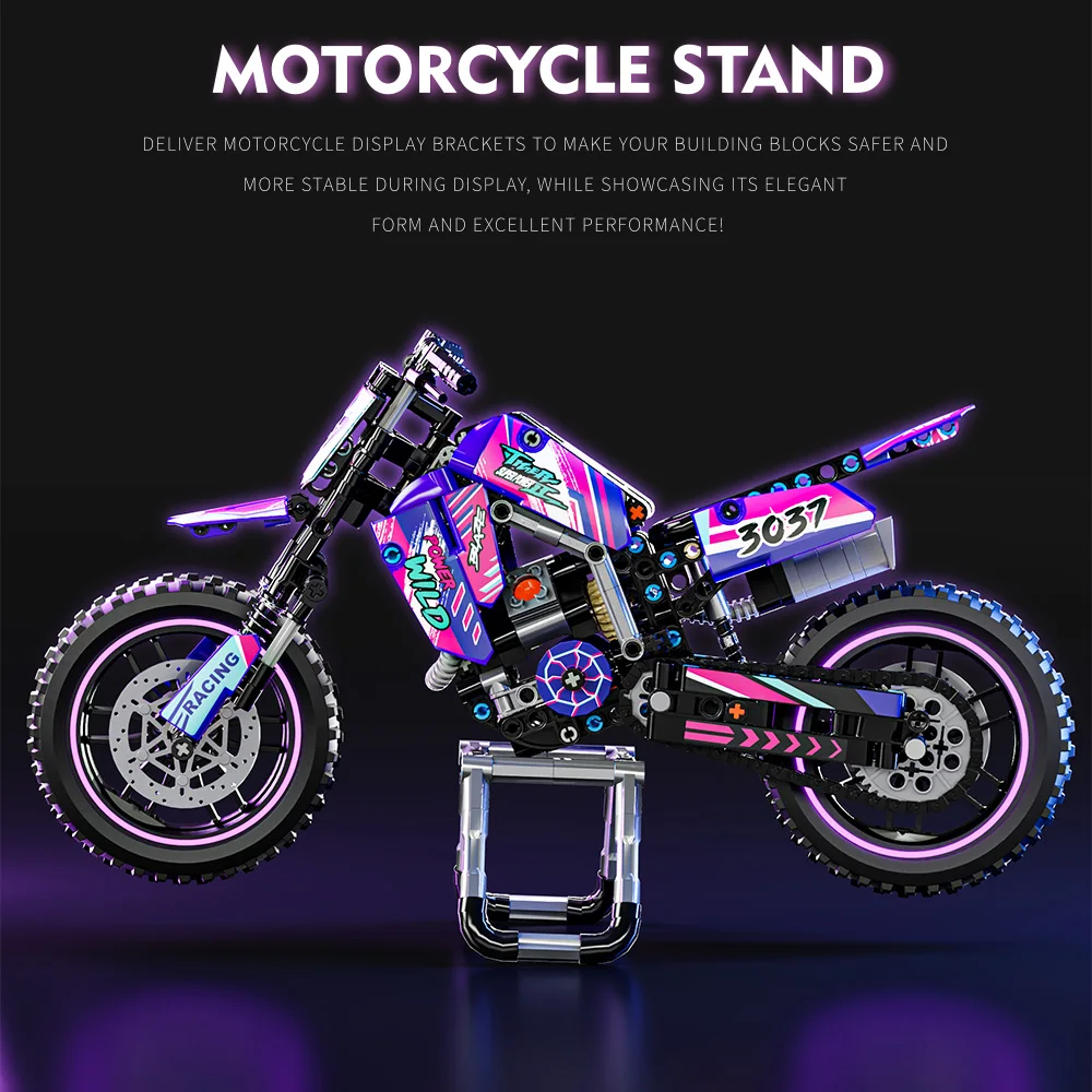 Technical Motorcycle Toy Building Block Set STEM Construction Kit for Boys, Girls and Adults Collectible Motorcycle Models
Technical Motorcycle Toy Building Block Set STEM Construction Kit for Boys, Girls and Adults Collectible Motorcycle Models