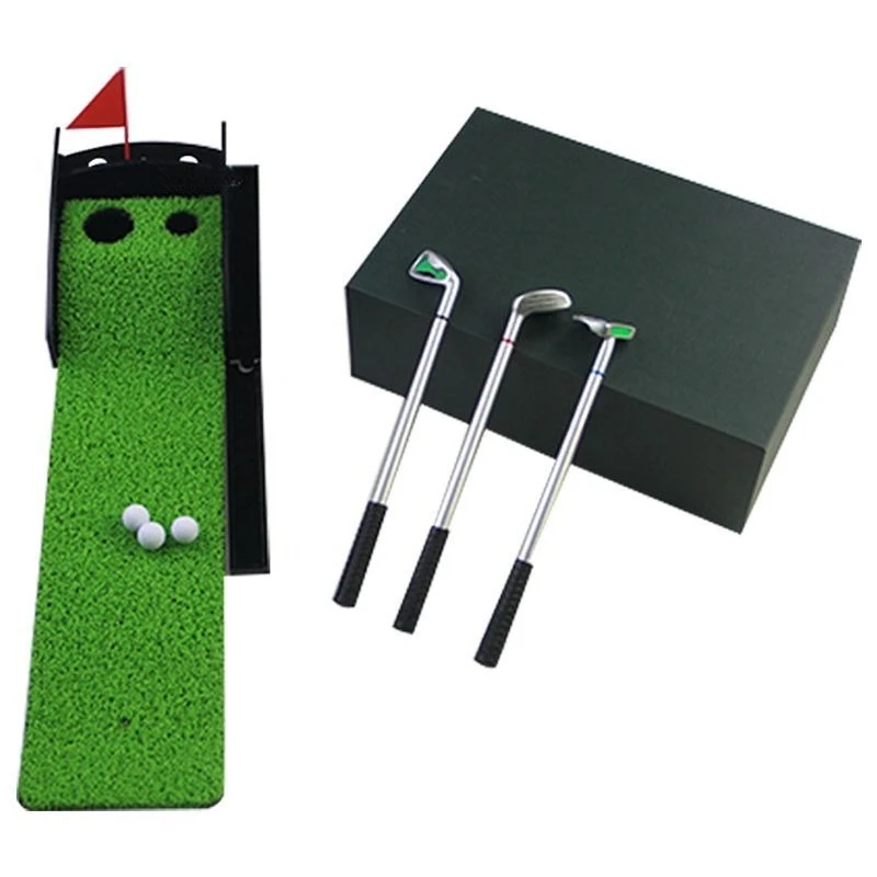 Golf mini desktop putter practitioner, acrylic lawn club ballpoint pen set
Golf mini desktop putter practitioner, acrylic lawn club ballpoint pen set