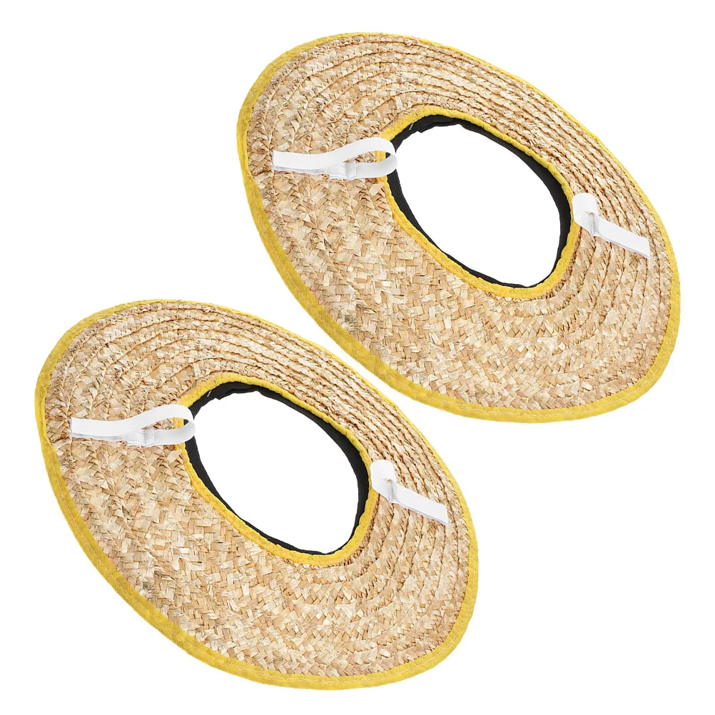 2Pcs Hard Hat Sun Shade Woven Straw Brim Visor for Construction Workers Safety Sun Protection Outdoor Work Cooling
2Pcs Hard Hat Sun Shade Woven Straw Brim Visor for Construction Workers Safety Sun Protection Outdoor Work Cooling