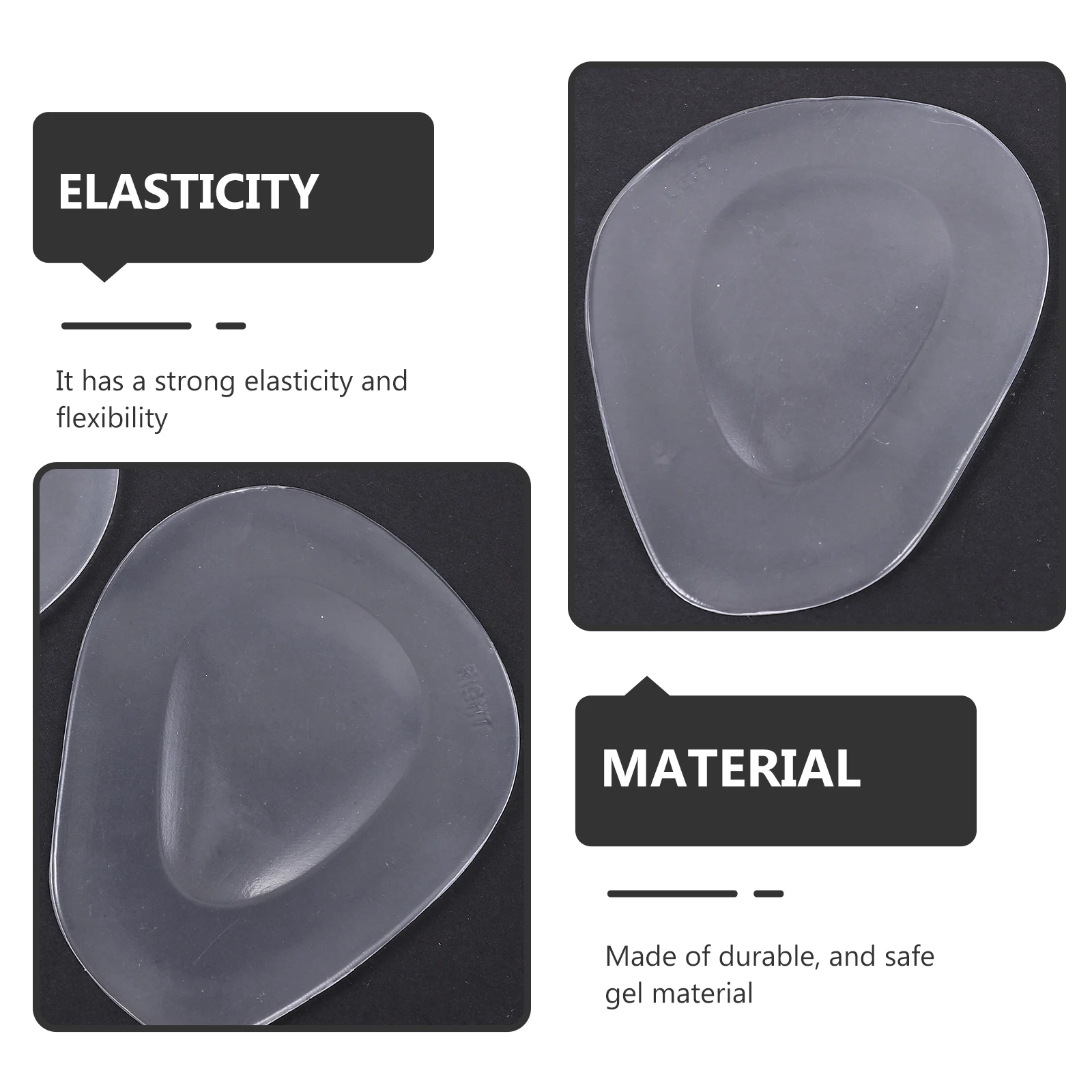 5 Pairs Gel Forefoot Pads Anti Slip Insoles High Heel Inserts Thicken Shoes Pad Half Cushions Reduce Pressure Toes Metatarsal
5 Pairs Gel Forefoot Pads Anti Slip Insoles High Heel Inserts Thicken Shoes Pad Half Cushions Reduce Pressure Toes Metatarsal