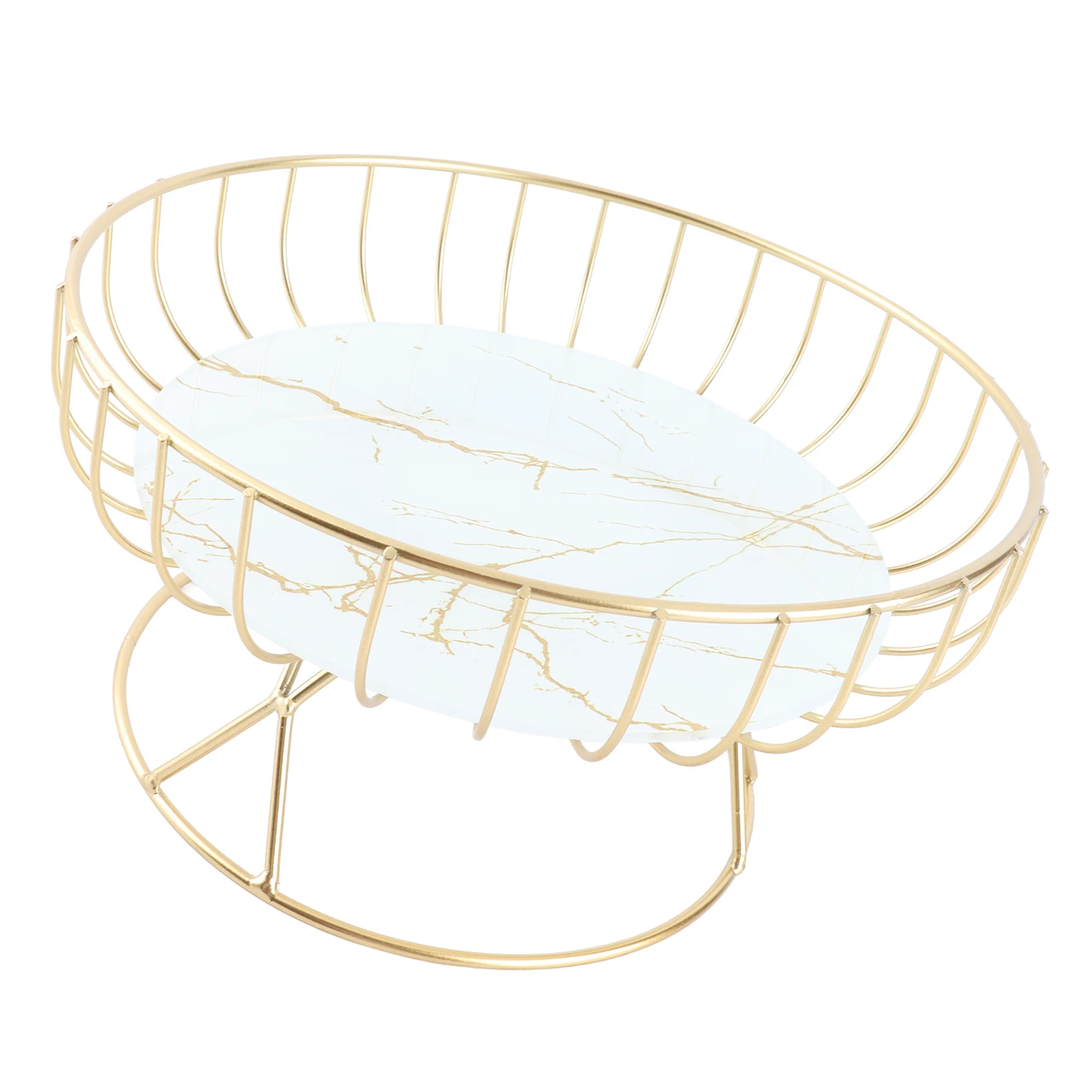 ZK20 Fruit Tray Hollow Design High Foot Iron Marblel Decorative Practical Baking Paint Process Serving Fruit Basket S Golden
ZK20 Fruit Tray Hollow Design High Foot Iron Marblel Decorative Practical Baking Paint Process Serving Fruit Basket S Golden