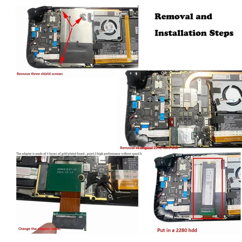 AEE7-For Steam Deck SSD 4TB 8TB NVME Pcie 4.0 SSD 2230 To 2280 Solid State Drive DIY Modified 90° Adapter Board
AEE7-For Steam Deck SSD 4TB 8TB NVME Pcie 4.0 SSD 2230 To 2280 Solid State Drive DIY Modified 90° Adapter Board