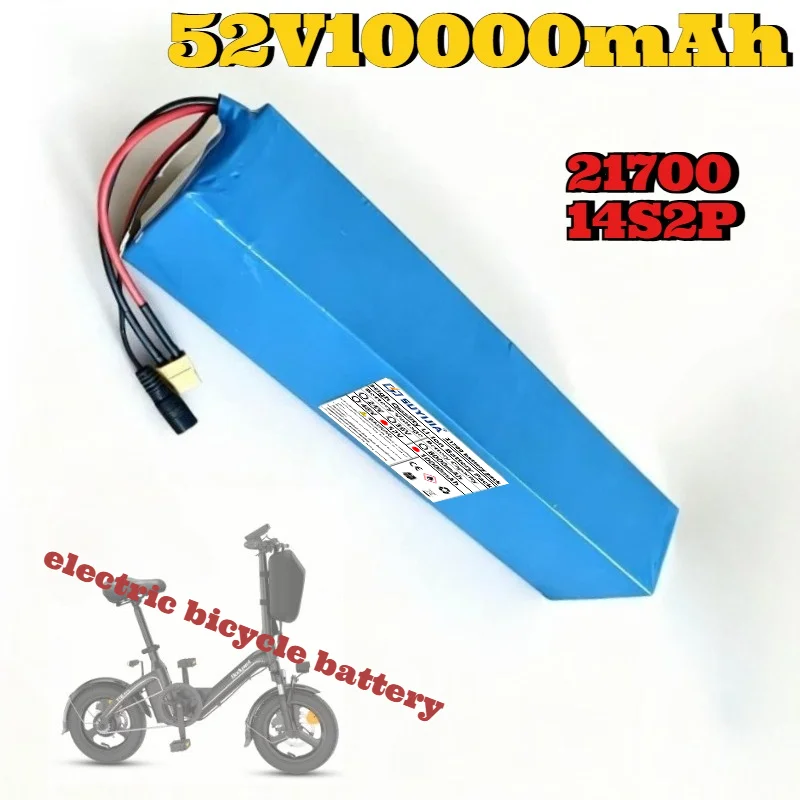 52V10000mAh14S2P 21700 Lithium Ion Battery Pack Electric Scooter Electric Bicycle High Power Large Capacity Rechargeable Battery
52V10000mAh14S2P 21700 Lithium Ion Battery Pack Electric Scooter Electric Bicycle High Power Large Capacity Rechargeable Battery