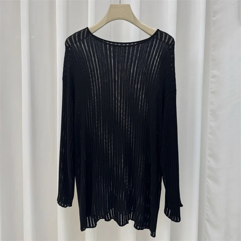 Women's sweater 2026 Summer New Stretch Knitted Women's Long Sleeve Top Round neck hollowed out pullover Women's -shirt Knitwear
Women's sweater 2026 Summer New Stretch Knitted Women's Long Sleeve Top Round neck hollowed out pullover Women's -shirt Knitwear