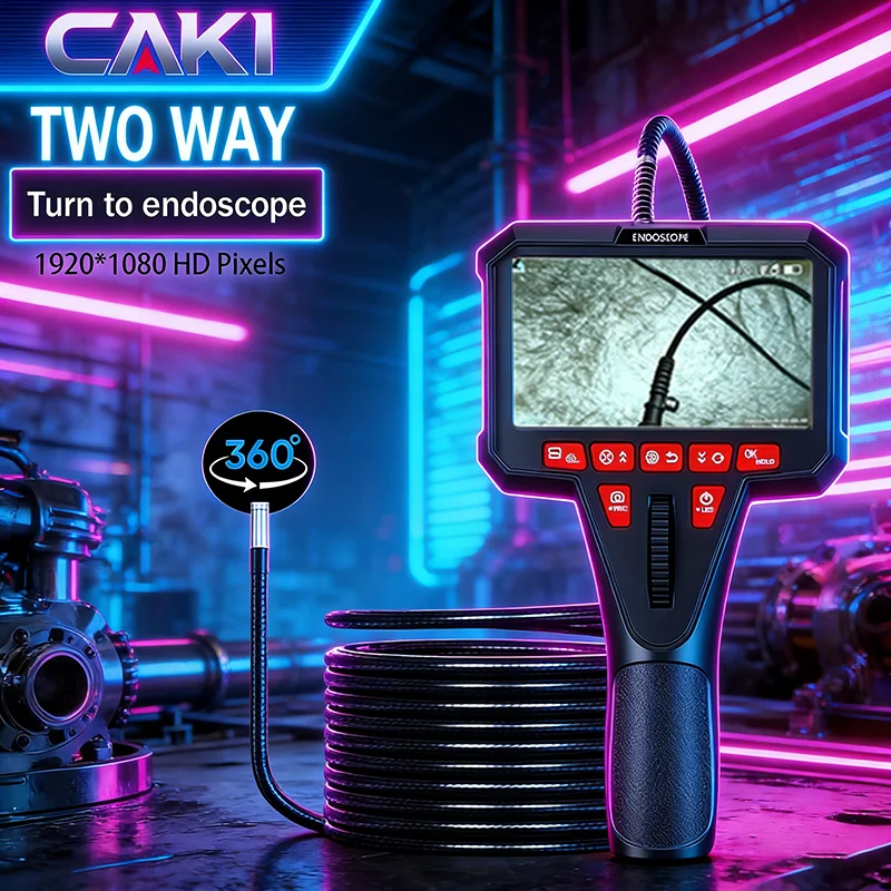 360 Articulating Borescope 1080P 6mm 4.5inch LCD Monitor Industrial Inspection Camera Diesel Engine Inspection Pipeline Aviation
360 Articulating Borescope 1080P 6mm 4.5inch LCD Monitor Industrial Inspection Camera Diesel Engine Inspection Pipeline Aviation