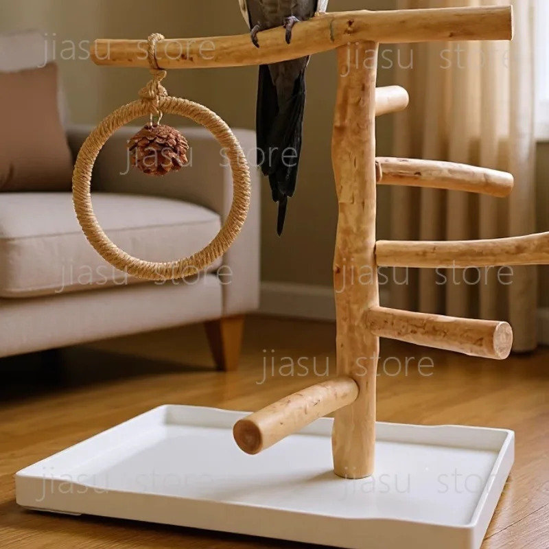 Multi-Tier Wooden Parrot Perch, Bird Activity Stand for Climbing Biting Entertainment Supplies
Multi-Tier Wooden Parrot Perch, Bird Activity Stand for Climbing Biting Entertainment Supplies