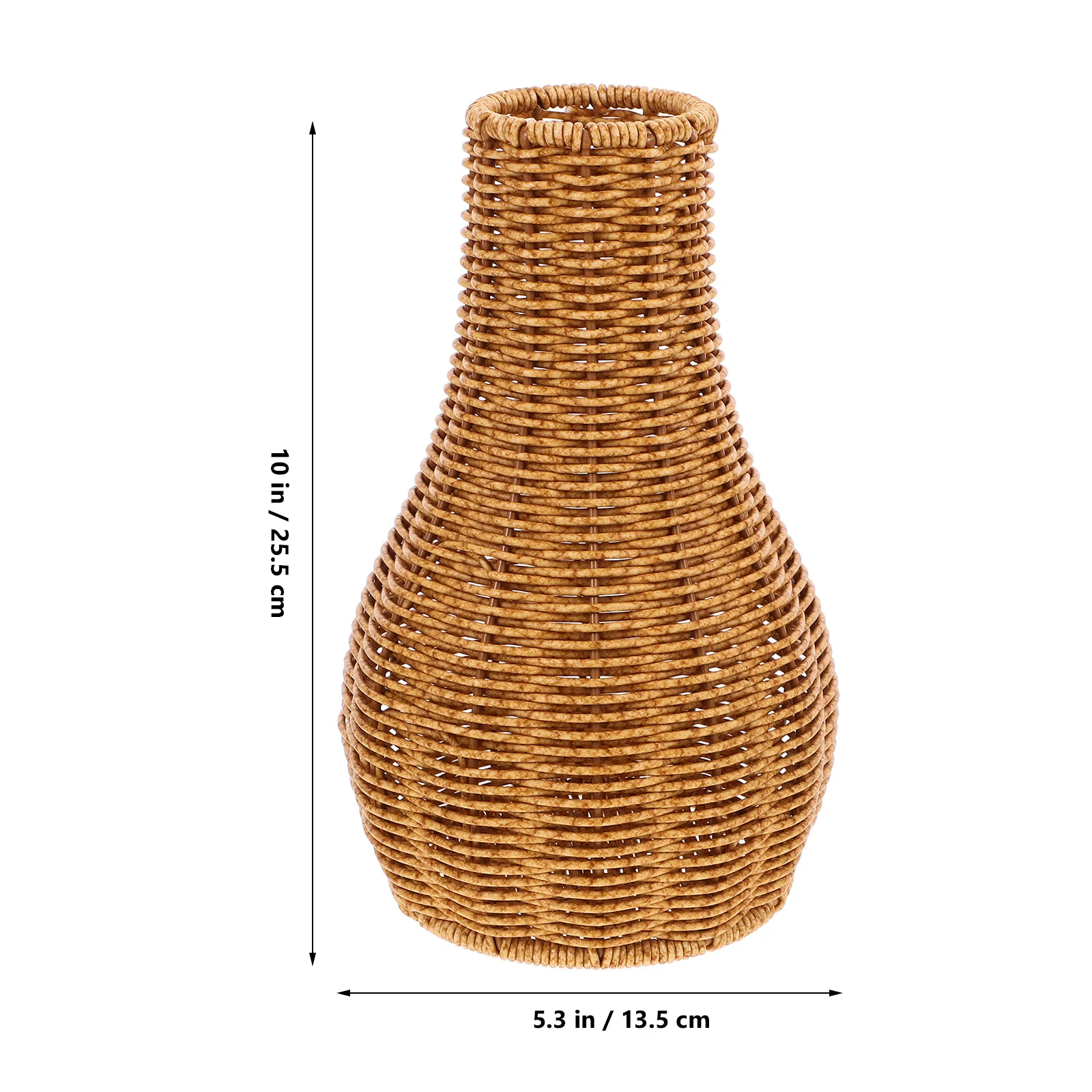 1pcs Imitation Rattan Vase Woven Flower Vase For Home Office Decor Desktop Dried Flower Holder Decorative Plant Container
1pcs Imitation Rattan Vase Woven Flower Vase For Home Office Decor Desktop Dried Flower Holder Decorative Plant Container