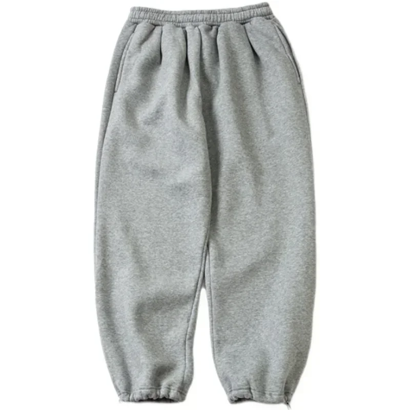 Thickened Plush Warm Sports Youth Men's and Women's Loose Solid Black Light Gray Casual Flannel Pocket Harlan Pants
Thickened Plush Warm Sports Youth Men's and Women's Loose Solid Black Light Gray Casual Flannel Pocket Harlan Pants