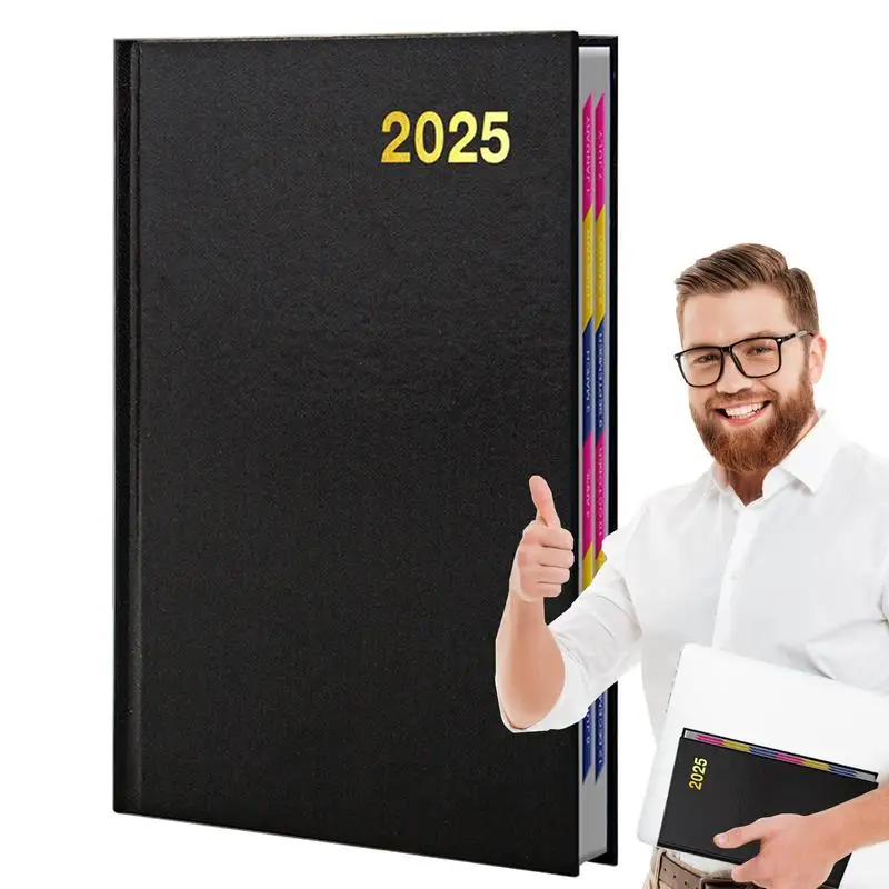 Calendar 2025 A5 Hardcover Executive Planner Calendar Book Daily Notebook Water Resistant Cover Journal Thick Paper A5 For Work
Calendar 2025 A5 Hardcover Executive Planner Calendar Book Daily Notebook Water Resistant Cover Journal Thick Paper A5 For Work
