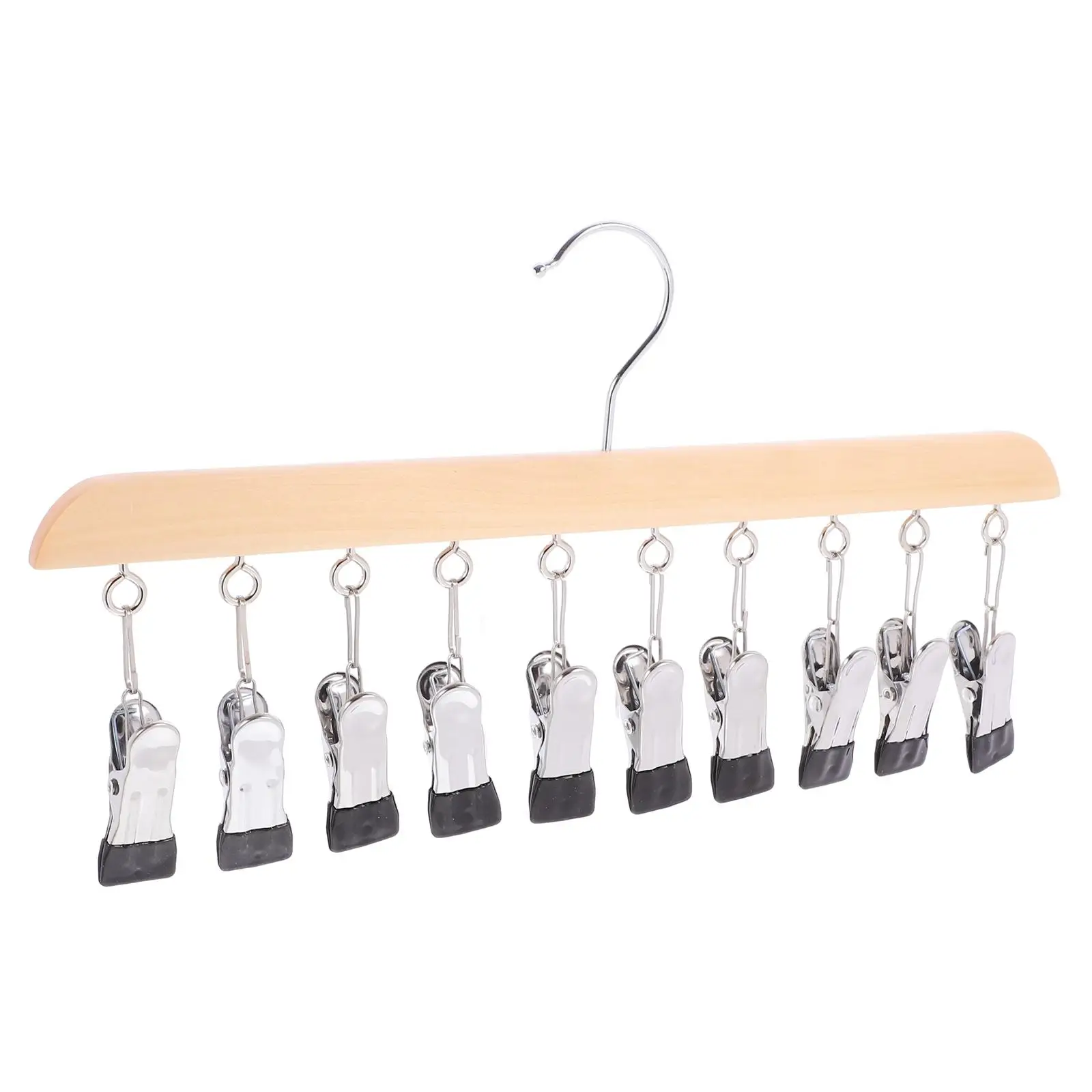Solid Wood 10 Clips Socks Hanger Drying Rack for Clothes Laundry Baby Bedroom Balcony Closet Storage Organizers
Solid Wood 10 Clips Socks Hanger Drying Rack for Clothes Laundry Baby Bedroom Balcony Closet Storage Organizers