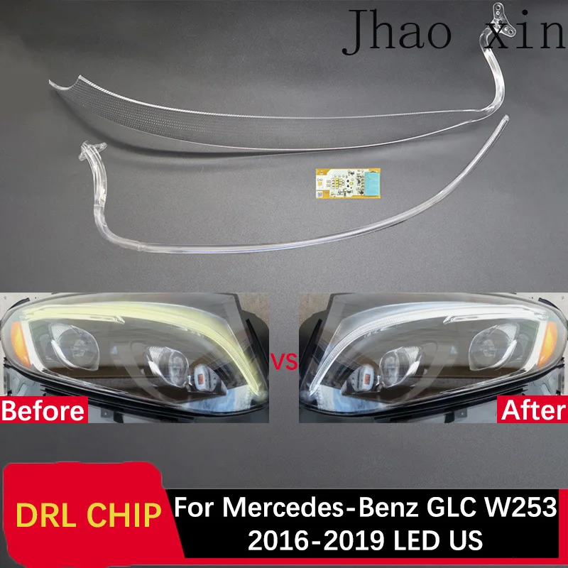 DRL Lamp Circuit Board for Mercedes-Benz GLC W253 2016-2019 LED US Version Eyebrow Car Headlight DRL CHIP Tube Angel Eye Ballast
DRL Lamp Circuit Board for Mercedes-Benz GLC W253 2016-2019 LED US Version Eyebrow Car Headlight DRL CHIP Tube Angel Eye Ballast
