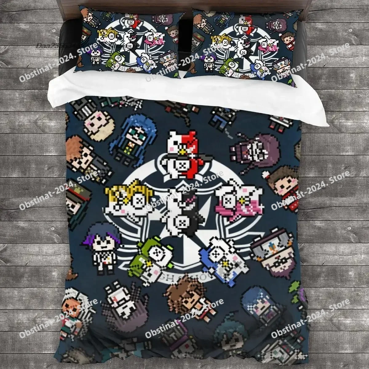 3D Print Danganronpa Monokuma Bedding Set Printed Duvet Cover Pillowcase Single Double Style Queen King Size Sets
3D Print Danganronpa Monokuma Bedding Set Printed Duvet Cover Pillowcase Single Double Style Queen King Size Sets