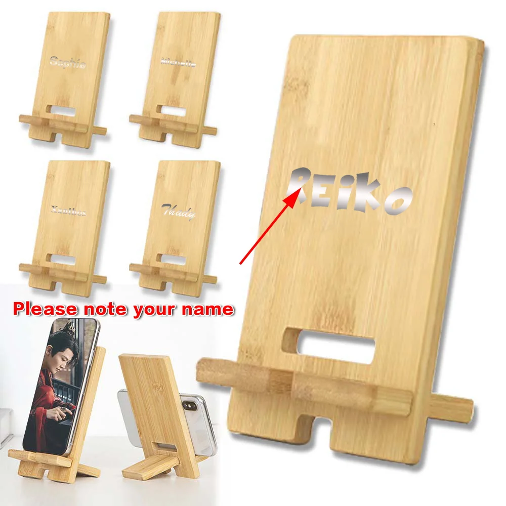 Customized Name Wooden Cell Phone Stand Portable Smartphone Stand Detachable Cell Phone Stand Travel Universal Phone Holder Desk
Customized Name Wooden Cell Phone Stand Portable Smartphone Stand Detachable Cell Phone Stand Travel Universal Phone Holder Desk
