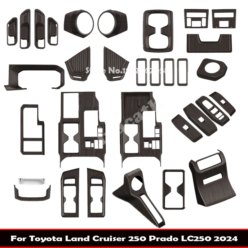RHD ABS матовое дерево для Toyota Land Cruiser 250 Prado LC250 2024 2025 Ручка двери, окно, руль, шестерня, вентиляционная панель переменного тока, крышка
RHD ABS матовое дерево для Toyota Land Cruiser 250 Prado LC250 2024 2025 Ручка двери, окно, руль, шестерня, вентиляционная панель переменного тока, крышка