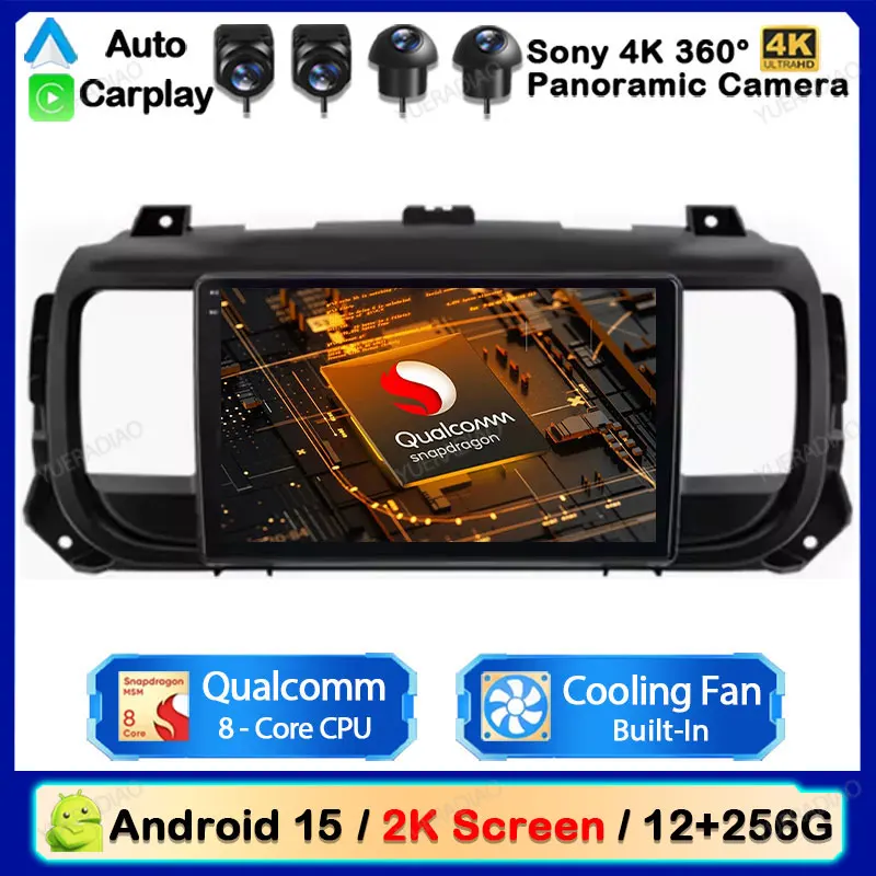 Android 15 Car Radio For Citroen Jumpy 3 2016 - 2021 For Peugeot Expert 3 2016 - 2021 Carplay Auto Multimedia Video Player QLED
Android 15 Car Radio For Citroen Jumpy 3 2016 - 2021 For Peugeot Expert 3 2016 - 2021 Carplay Auto Multimedia Video Player QLED